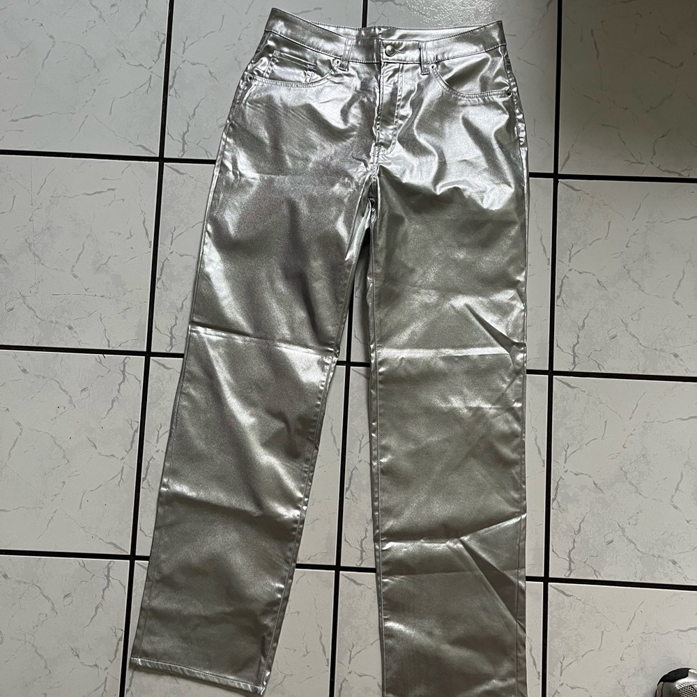 H&M NWT silver pants
